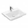 Villeroy & Boch SUBWAY 3.0 umývadlo bez prepadu s otvorom pre batériu spodná strana brúsená, 600 x 470 mm, Biela Alpin, 4A706L0