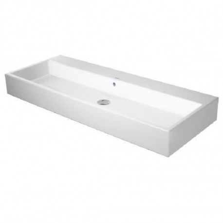 Duravit VERO AIR 120 x 47 cm nábytkové umývadlo s prepadom, bez otvoru pre armatúru, biele 2350120028