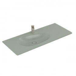 VILLEROY & BOCH Antao umývadlo na skrinku 1200 x 500 mm s otvorom pre batériu, so skrytým prepadom ľavé Morning Green C+ 4A77LB