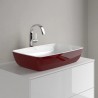 VILLEROY & BOCH Artis umývadlo na dosku (miska) hranaté 58 x 38 cm, Bordeaux, 417258BCS9