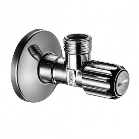 Hansgrohe rohové ventily - rohový ventil 1/2"-3/8"s mikrofiltrom chróm, 13904000