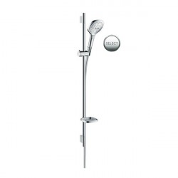 Hansgrohe Raindance Select E sprchový set 120 3jet so sprchovou tyčou 0,90m s mydelničkou biela/chróm, 26621400