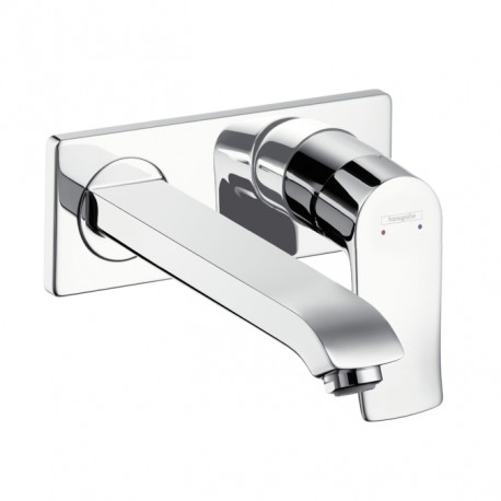 Hansgrohe Metris umývadlová batéria k telesu pod omietku výtokom 225 mm chróm 31086000