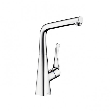 Hansgrohe Metris M71 drezová batéria 320 s otočným výtokom sklopná - pod okno chróm 14823000