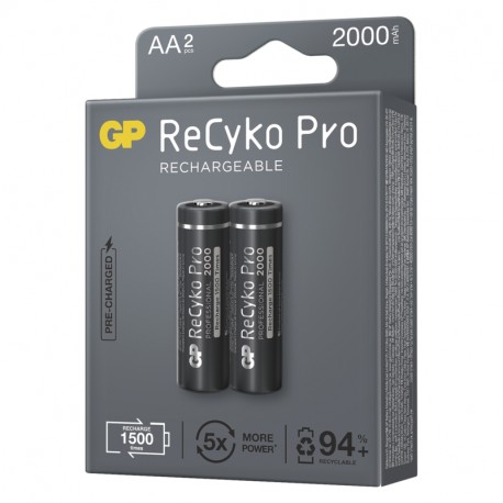 GP NIMH 2000 mAh R06/B2 Recyko Pro