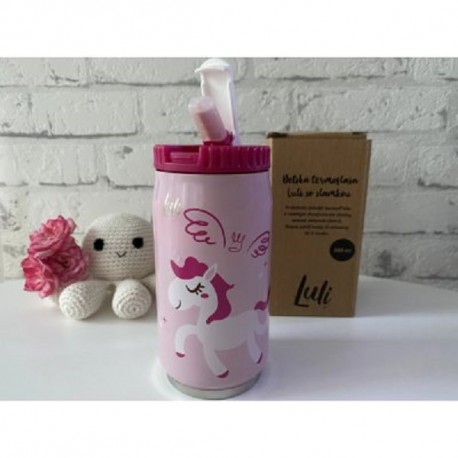 LULI KIDS termofľaša 280ml ružová unicorn