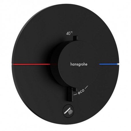 HANSGROHE ShowerSelect Comfort S batéria sprchová podomietková termostatická pre 1 spotrebič matná čierna