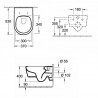 VILLEROY & BOCH Avento 37 x 53 cm misa WC závesná s DirectFlush so sedátkom Slim SoftClosing Ceramic Plus 5656RSR1