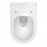 Duravit ME By Starck 37 x 57 cm závesná WC misa Rimless, Durafix, biela s úpravou WonderGliss 25290900001