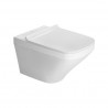 DURAVIT Dura Style závesná WC misa Rimless so sedátkom SoftClose 37 x 54 cm biela 45510900A1