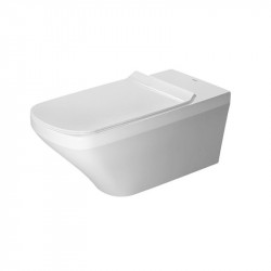 Duravit DuraStyle závesné WC, bezbariérové, Rimless, s WonderGliss, alpská biela 25590900001