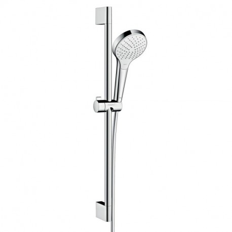 Hansgrohe Croma Select S sprchový set Vario EcoSmart 9 l/min 3-prúdový s tyčou 65cm biela/chróm 26563400