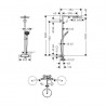 Hansgrohe Raindance Select S sprchový systém Showerpipe 240 s termostatom, 3 prúdy, chróm 27633000