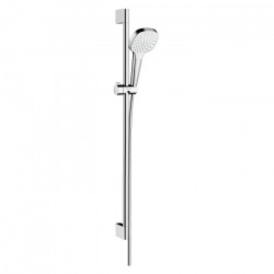 Hansgrohe Croma Select E sprchový set 1jet EcoSmart 9 l/min s tyčou 0,90m biela/chróm, 26595400