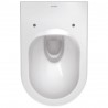 DURAVIT ME by Starck závesné WC s doskou SoftClose, Rimless, s WonderGliss, biela 45290900A11