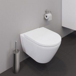 Duravit D-NEO závesná WC misa 37 x 54 cm, Rimless, skryté upevnenie Durafix, biela 2577090000