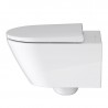 Duravit D-NEO závesná WC misa 37 x 54 cm, Rimless, skryté upevnenie Durafix, biela 2577090000