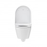 Duravit D-NEO závesná WC misa 37 x 54 cm, Rimless, biela 2578090000