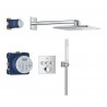 GROHE Precision SmartControl Concealed 310 Cube systém sprchový podomietkový termostatický chróm 34875000