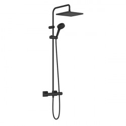 Hansgrohe Vernis Shape sprchový systém Showerpipe 240 1jet EcoSmart 9 l/min, s termostatom, matná čierna, 26429670