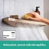 HANSGROHE Rainfinity sprcha hlavová šijová 500 1jet s poličkou kartáčovaný čierny chróm 26243340