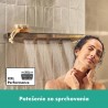 HANSGROHE Rainfinity sprcha hlavová šijová 500 1jet s poličkou kartáčovaný bronz 26243140