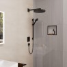 HANSGROHE Rainfinity 130 set sprchový Ecosmart so sprchovou tyčou 65 cm matná čierna 28746670