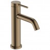 HANSGROHE Tecturis S 110 batéria umývadlová stojanková, EcoSmart+, kartáčovaný bronz 73311140