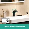 HANSGROHE Tecturis E 110 batéria umývadlová stojanková s odtokovou súpravou s tiahlom matná čierna 73014670