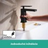 HANSGROHE Tecturis E 110 batéria umývadlová stojanková s odtokovou súpravou s tiahlom matná čierna 73014670