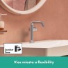 HANSGROHE Tecturis S 150 batéria umývadlová stojanková, EcoSmart+, chróm 73341000