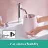 HANSGROHE Tecturis S 110 batéria umývadlová stojanková, CoolStart, EcoSmart+, chróm 73312000