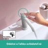 HANSGROHE Tecturis S 110 batéria umývadlová stojanková s odtokovou súpravou s tiahlom matná biela 73314700