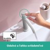 HANSGROHE Tecturis S 110 batéria umývadlová stojanková s odtokovou súpravou s tiahlom matná biela 73310700