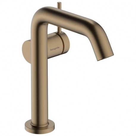 HANSGROHE Tecturis S 150 batéria umývadlová stojanková s odtokovou súpravou Push-Open kartáčovaný bronz 73340140