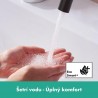 HANSGROHE Tecturis S 150 batéria umývadlová stojanková s odtokovou súpravou Push-Open matná čierna 73340670