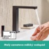 HANSGROHE Tecturis E 150 batéria umývadlová stojanková 2-otvorová s výpusťou matná čierna 73053670