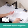 HANSGROHE Tecturis E 150 batéria umývadlová stojanková 2-otvorová s výpusťou matná čierna 73053670