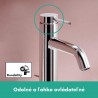 HANSGROHE Tecturis S 80 batéria umývadlová stojanková s odtokovou súpravou s tiahlom chróm 73302000