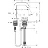 HANSGROHE Tecturis S 150 batéria umvývadlová stojanková 2-otvorová s odtokovou súpravou matná biela 73353700