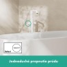 HANSGROHE Tecturis S batéria vaňová voľne stojaca na podlahu matná biela 73440700