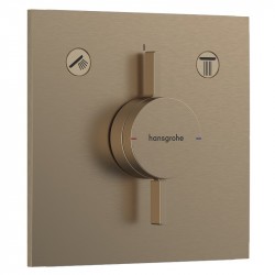 HANSGROHE DuoTurn E batéria vaňová podomietková pre 2 spotrebiče kartáčovaný bronz 75417140