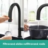 HANSGROHE Aqittura batéria drezová FilterSystem 210 1jet + štartovacia sada matná čierna 76801670