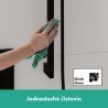 HANSGROHE Pulsify E sprchová sada 100 1jet EcoSmart so sprchovou tyčou 90 cm, matná čierna 24380670