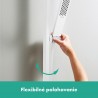 HANSGROHE Pulsify E 100 1jet EcoSmart+ sprchová sada s tyčou 90cm matná biela 24381700