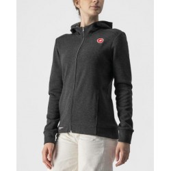 CASTELLI MILANO FZ W FLEECE svetločierna S