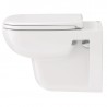 DURAVIT D-Code - Závesné WC, Rimless, biela 25700900002