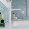 Hansgrohe Talis E páková umývadlová batéria 240 s výpusťou s tiahlom matná biela 71716700