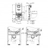 Grohe Rapid SLX modul pre závesné WC s nádržou, 39596000