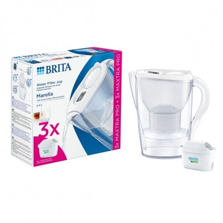 filter na vodu BRITA MARELLA 2,4L biela + 3x Maxtra